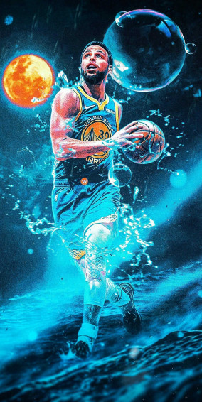 Stephen Curry Splash Wallpaper
