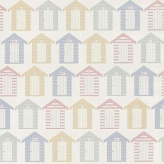 Graham And Brown Beach Hut Pastel Wallpaper