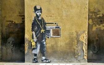 Graffiti Banksy Wallpaper
