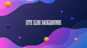Creative Cute Slide Background