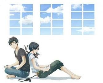 Tails Clouds Cats Animals Reading Anime Boys Ao HD Wallpaper Of