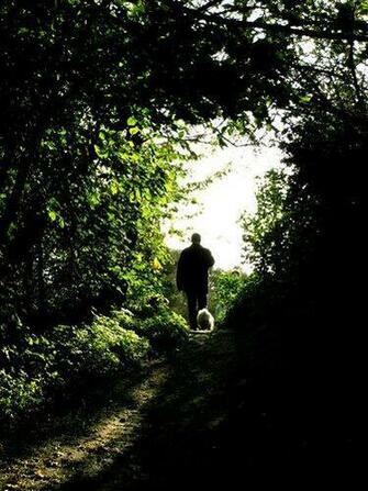 Photography Image A Man And His Dog HD Wallpaper