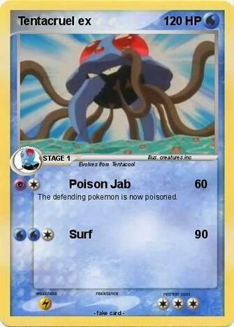 Gallery Pokemon Tentacruel Card