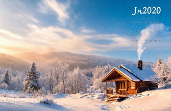 January Calendar Wallpaper
