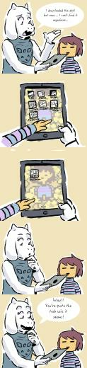 Undertale Toriel S Tablet Troubles By Deydw