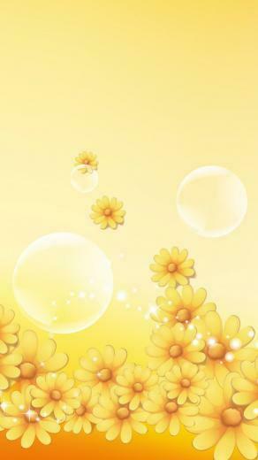iPhone 5c Wallpaper Yellow