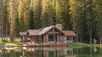 A Log Home In Montana Is Architectural Digest