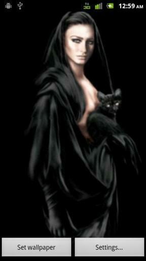 Bigger Wiccan Witch Live Wallpaper For Android Screenshot