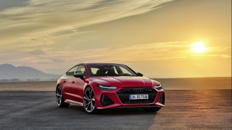 Wallpaper Off Road Car Red Audi Rs7 4k