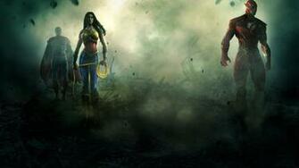 Superman Wonder Woman Flash Wallpaper So You Can