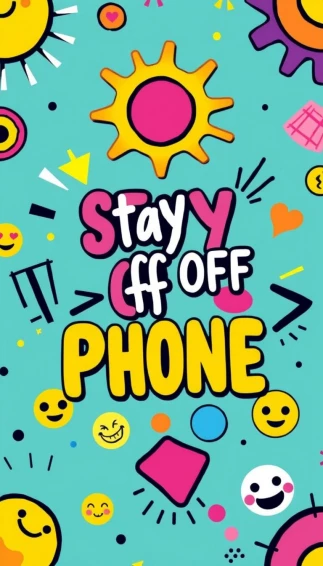 Stay Off My Phone Wallpaper