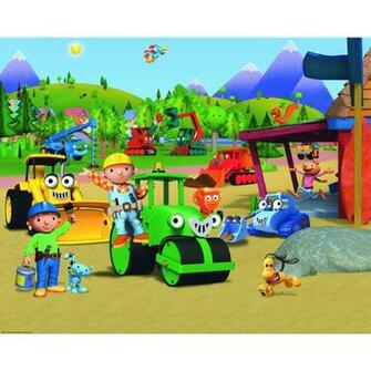 Walltastic Bob The Builder Wallpaper Mural 8ft X 10ft At