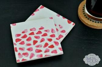 Make Your Own Wallpaper Coasters Craft