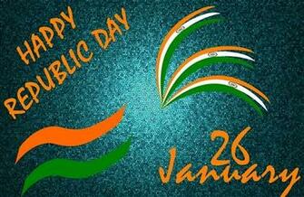 Wallpaper Name Happy Republic Day With Indian Flag Color HD Photo