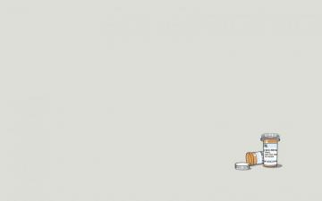 Minimalistic Pills Wallpaper Wallpoper