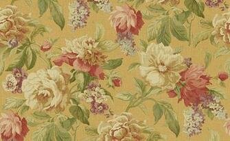 Painted Effect Wallpaper In Reds Greens And Yellow By Raymond Waites