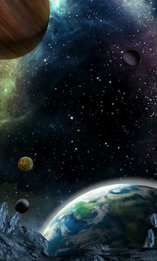 3d Galaxy Live Wallpaper For Android