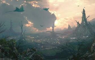 3d Landscape Fantasy Art Scenery Desktop Wallpaper Nr