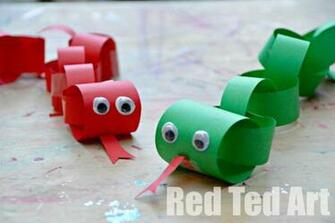 Chinese New Year Snake Craft For Kids Paper Chain