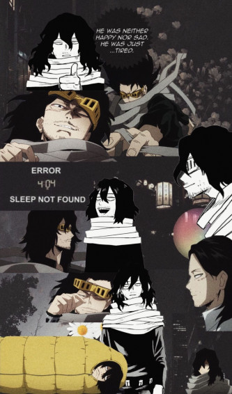 Aizawa Aesthetic Illustrazioni Cartoon Carta Da Parati Anime