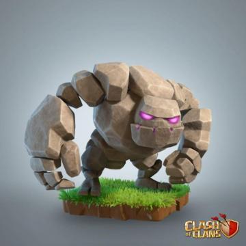 Artstation Clash Of S Golem Supercell Art Dragon