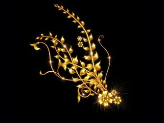 Black And Gold Background