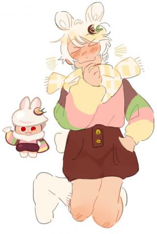Rainbow Heart On Cookie Run Character Design