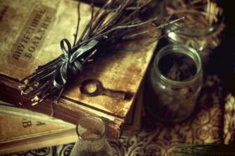 Ancient Spellbooks Witches Foto
