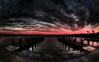 Dark Sunset Wallpaper