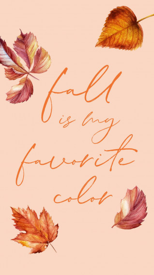 Cute Fall Phone X Wallpaper