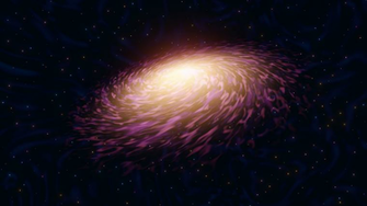 Stylized Galaxy Wallpaper Made In Blender