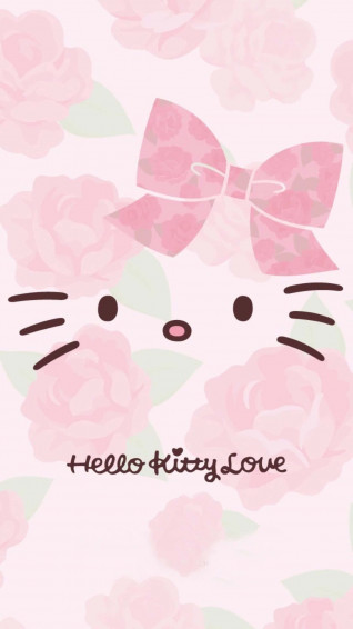 Cute Pink Hello Kitty Wallpaper