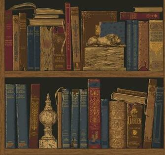 And Lobster Trompe L Oeil Book Wallpaper Furnishing Fabric