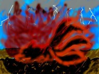 Nine Tails Naruto By Yoshidamaxx Pixel Anime HD Wallpaper