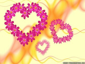 Nice Hearts Love Flowers Wallpaper Pixel Nature HD
