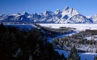 Wyoming Tetons Dual Monitor Wallpaper