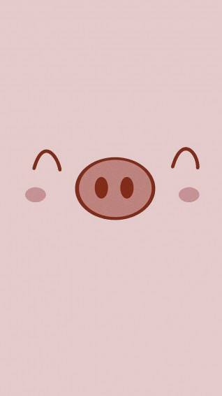 Cute Pig Background Wallpaper