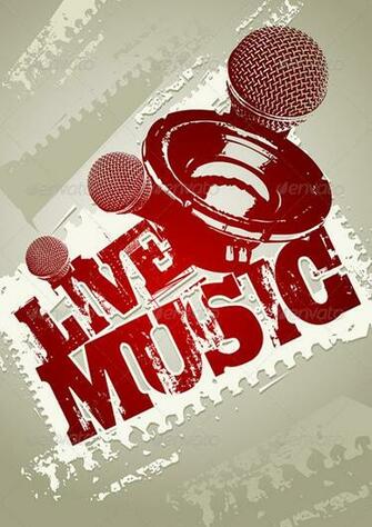 Live Music Grunge Poster Template By Sgursozlu Graphicriver