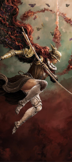 Malenia Blade Of Miquella Elden Ring Video Game Fan Art Depth