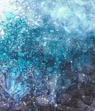 Beautiful Grunge Splatter Background In Soft Grey Blue And