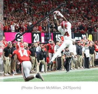 Jerry Jeudy Alabama Georgia In Ot Rolltide Bama