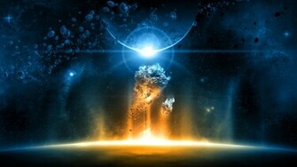 Outer Space Wallpaper Technology Digital Art Car
