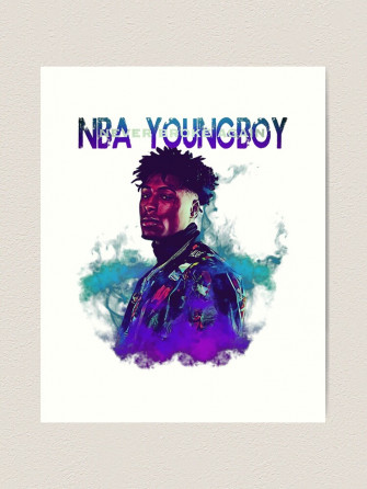 Nba Young Boy Never Broke Again Youngboy Art Print By