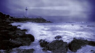 Background Station California Light Point Stormy Weather