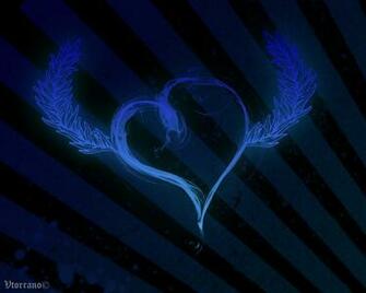 Blue Heart Wallpaper Letter A Studio