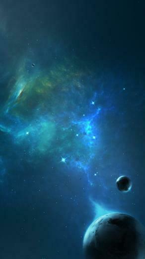 Outer Space Planets iPhone 5s Wallpaper