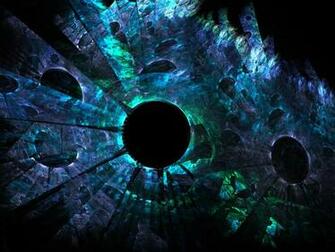 Wallpaper Blue Black Hole