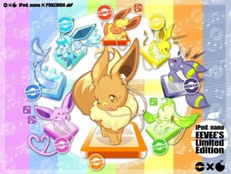 Eevee Music Wallpaper