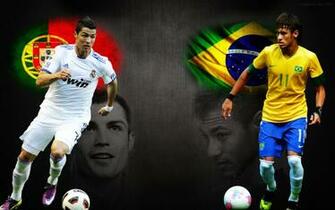 Neymar Brazil Vs Ronaldo Portugal Wallpaper Football HD