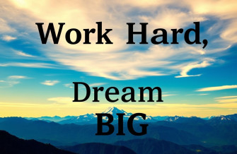 Work Hard Dream Big Wallpaper